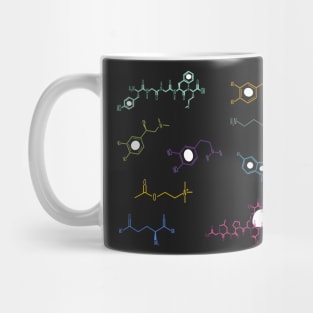 Neurotransmitters Happy Chemicals Sticker Sheet Mug